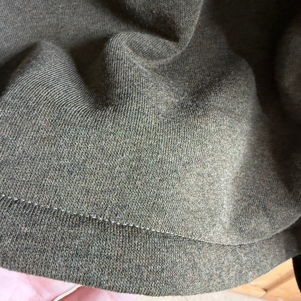 Kuhl Kashmira Mens Large Olive Green 1/4 Zip Fleece Pullover Sweater RN 108846 - Picture 8 of 16